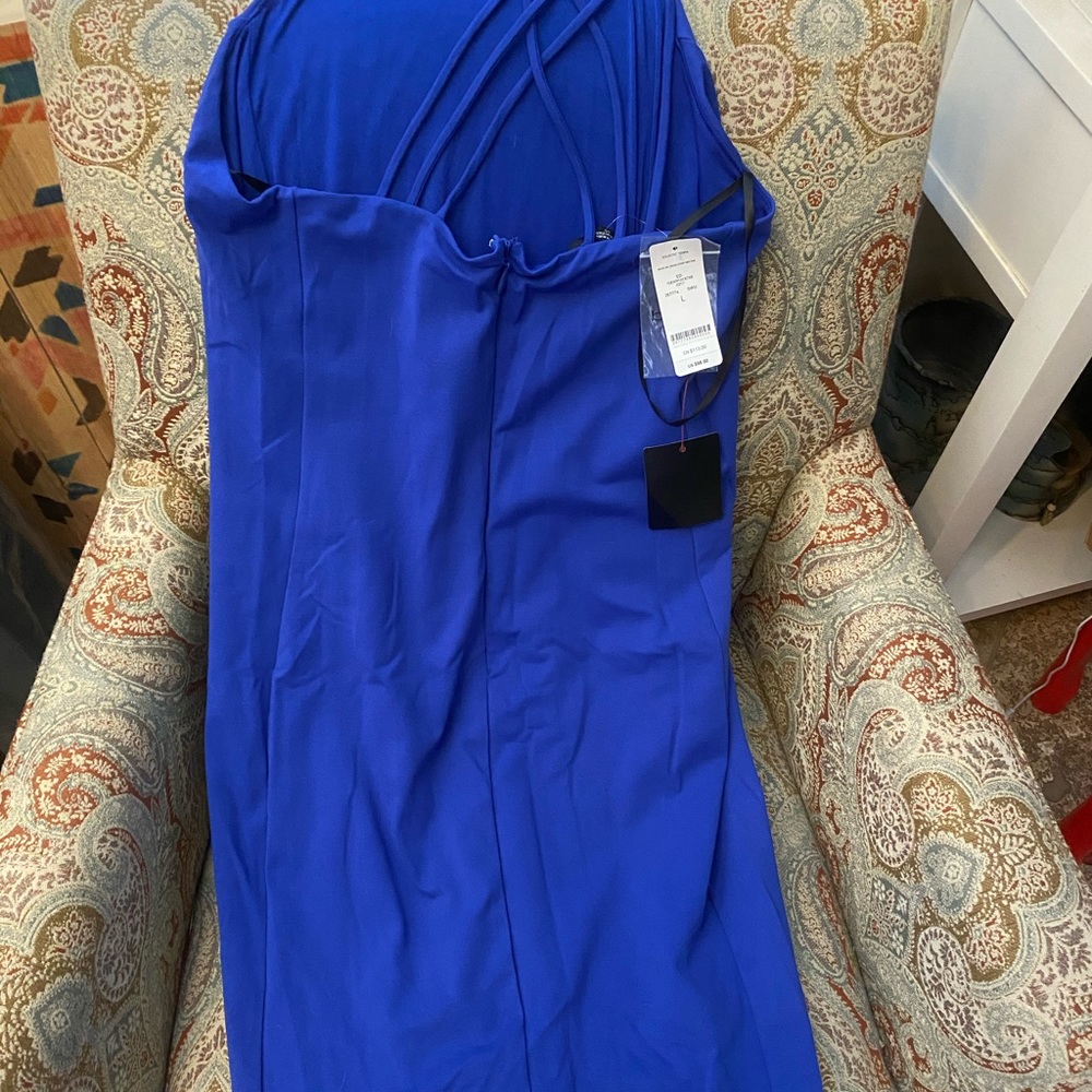 Blue Bebe halter dress 📿